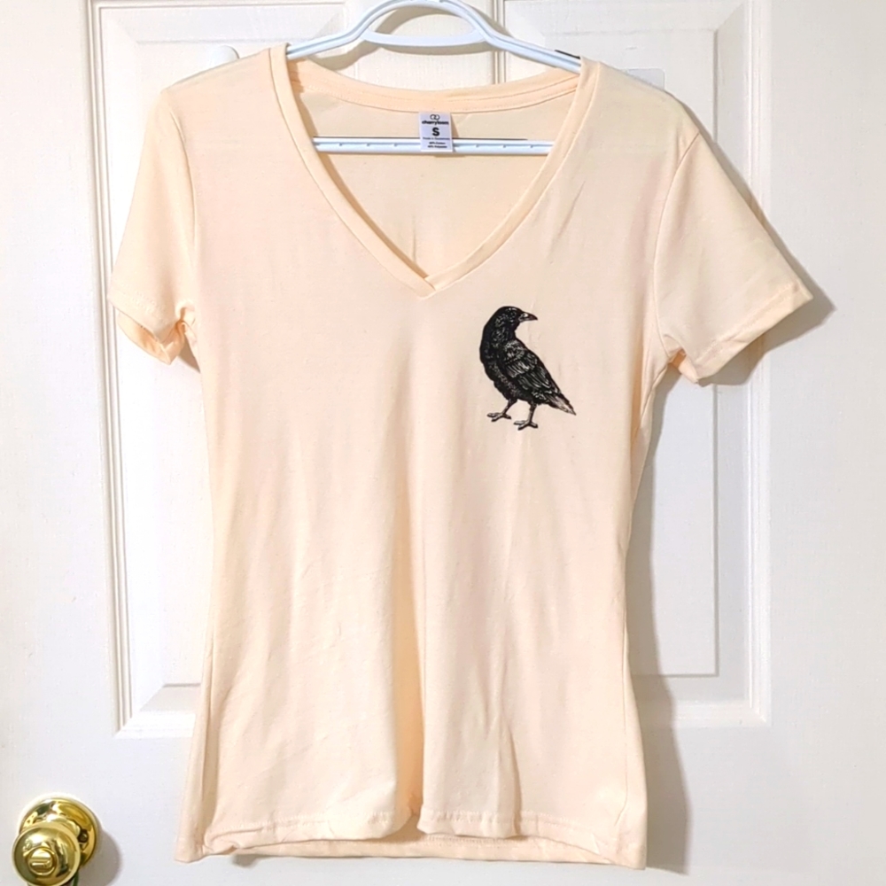 Cream color Raven Tee